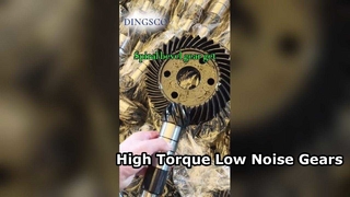 高精度スパイラルベベルギヤセット